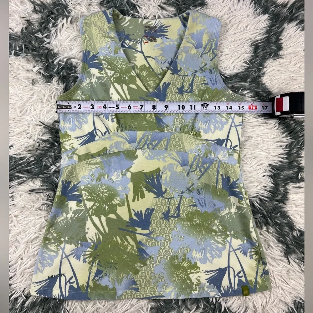 Nike Dri-Fit Women's Green Blue ACG Floral Tank Top Size Medium